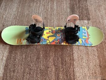 Detský snowboard Salomon 115 s viazaním