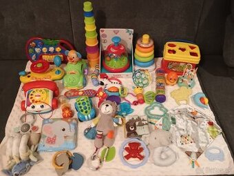 Velky balik hraciek pre babatko-30ks za 20€