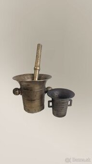 Predám 2 mosadzné mažiare