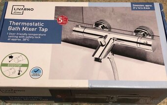 Batéria na vaňu s termostatom