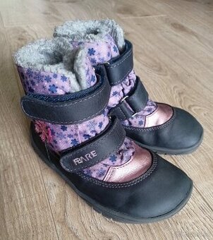 Barefoot zimné zateplené čižmy s membránou Fare Bare veľ. 28