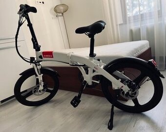 SKLADACÍ bicykel E-BIKE S-BIKES F50E , BIELY