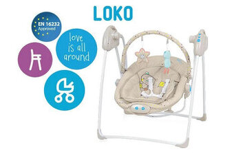 Detská elektrická hojdačka BabyDesign Loko