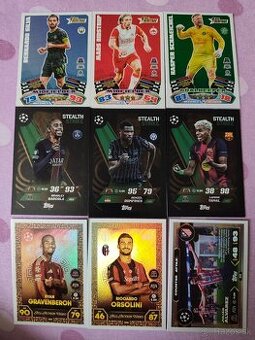 Futbalové karty toops match attax