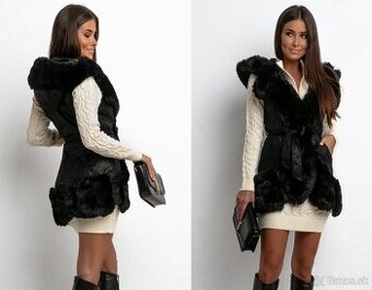 Kožušinová vesta veľ. S