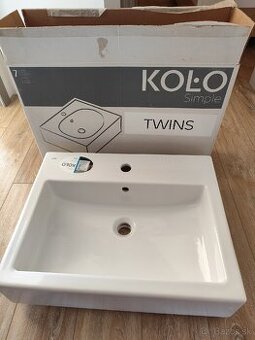 Umývadlo Kolo Twins 60x46 cm - 1