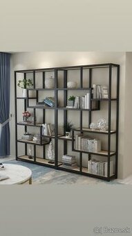 Kovová konštrukcia regál obývacia stena - 1