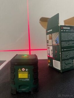 Parkside krížový laser – ako nový (2× použitý)