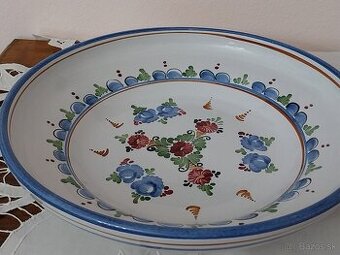Veľké ručne maľované taniere