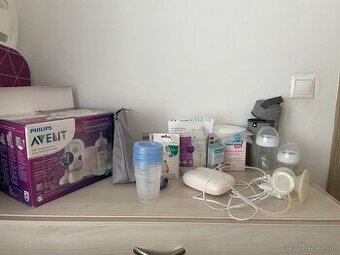 odsávačka Philips Avent + príslušenstvo