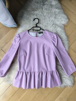 Ružová koženková blúzka značky Tally Weijl, XS