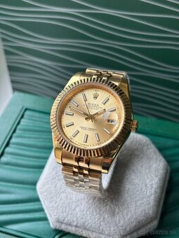 Rolex Datejust Full Gold, Nové, 40mm