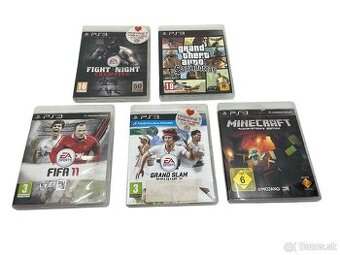 Set 5 hier na PS3 – GTA San Andreas, Minecraft a iné