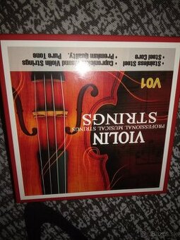 Predám nové huslove struny 4/4.