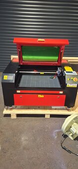 Nová CO2 gravírka 80W skladom + chladič CW-3000 + rotačná os