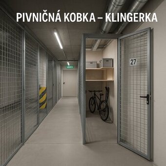 Pivničná kobka v bytovom dome Klingerka