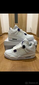 Jordan 4 Metalic purple