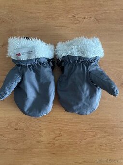 Detské softshell rukavice do snehu 3-4 roku