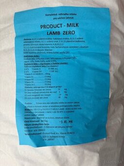 Sušené mlieko pre jahňatá Milk Lamb