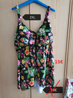 Kvietkované plavky 2XL 52 NOVE 