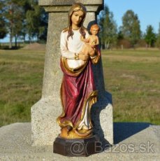 Soška Panna Mária a Jezulátko- 57 cm - 1