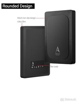 Ultra Slim prenosný externý pevný disk HDD-USB 3.0, 2TB