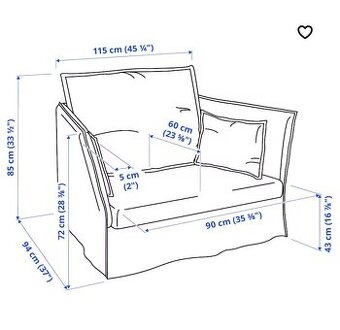Predám šedé kreslo IKEA - top stav ako nové