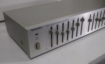 Equalizer strieborny 2x7 pasmovy TECHNICS SH-8025 vyr. JAPAN