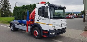 MERCEDES BENZ ATEGO 1224 hákový nosič + hydr. ruka