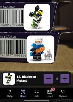 Lego minifigurky séria space