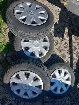 Predám 4 kusi letných kolies 175/65 R14 4x100 Renault thalia