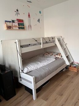 Poschodová posteľ Vestervig, matrac 120X200
