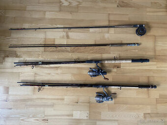 Predám feedrové / muškárske prúty + navijáky
