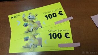 Cestovné poukazy v hodnote 200 EUR