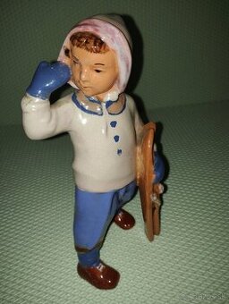 Keramika - Lyžiarka