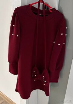 ŠATY/TUNIKA S PERLAMI - v. 116