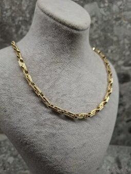 Zlatá retiazka 10.22g,4.3 mm.Retiazke pristane dĺžka 56.5 cm - 1