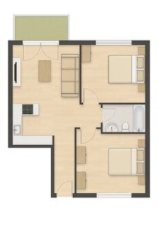 Byt na prenájom - ul. Pajštúnska, Bratislava V TOP