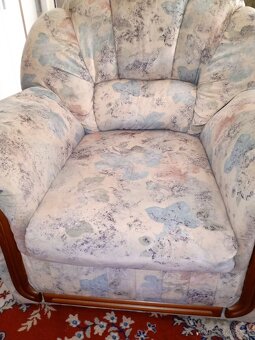 Kreslo/Pohovka, SúpravaEukalyptus biela, 2Thon stoličky