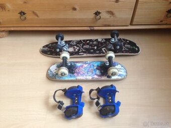 Detský Skateboard a kolieska na topánky