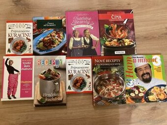 Romány, evitovky, kuchárky, slovníky