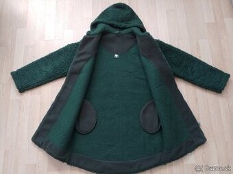 Vlnený kabát, 100% MERINO vlna