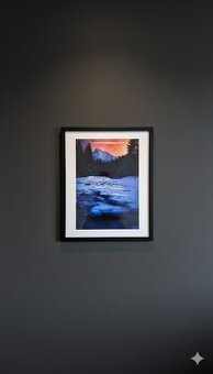 Kriváň vo farbe ohňa a ľadu