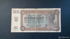 20 korun 1942 slovensky stat