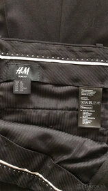 Čierny oblek slim fit HM 170/175 (s vlnou)