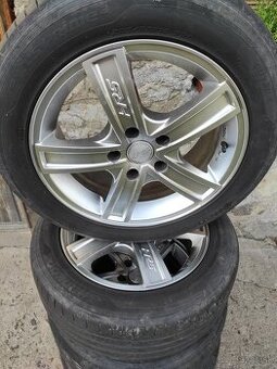 Predám elektróny HRS 5x112 R16 pneu 205/55 R16