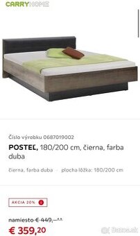 Predám posteľ