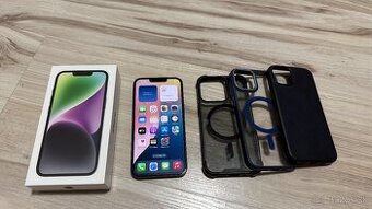 Vymenim iPhone 14 Midnight 128gb v zaruke 91% bateria