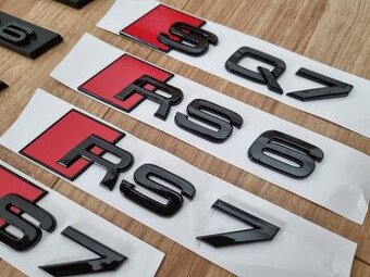 Napis logo znak - S3 RS3 S4 RS4 S7 RS7 RS6 SQ8 SQ7 SQ5 S8