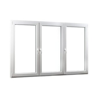 Plastové okno trojkridlo na balkón